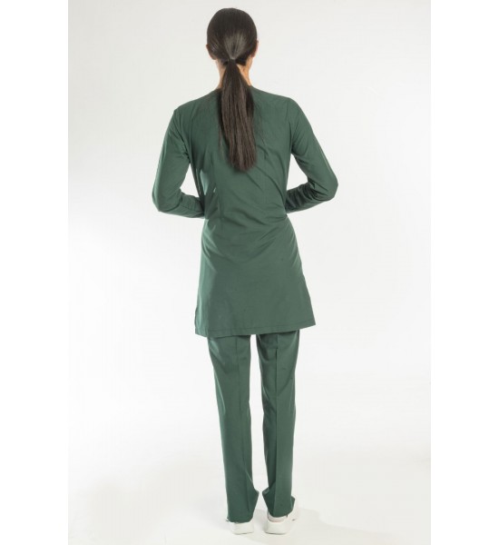 Alpaka Tesettür Forma Takım (Seri sonu) - Avcı Yeşili