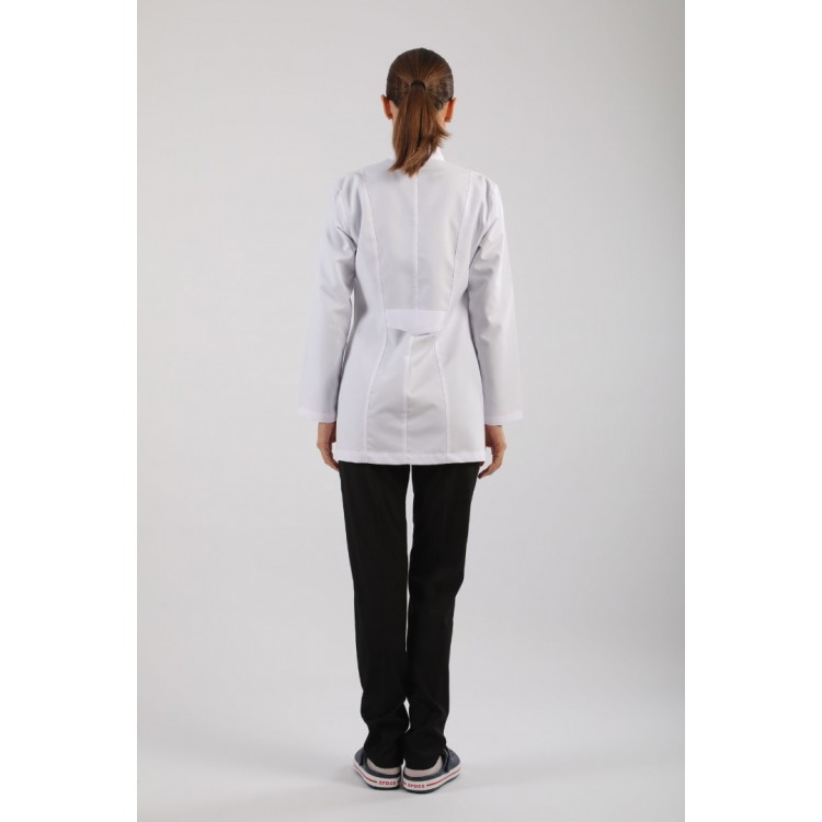 Bayan Doktor Önlüğü - Hakim Yaka Kısaboy