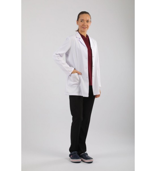 Bayan Doktor Önlüğü - Kısaboy