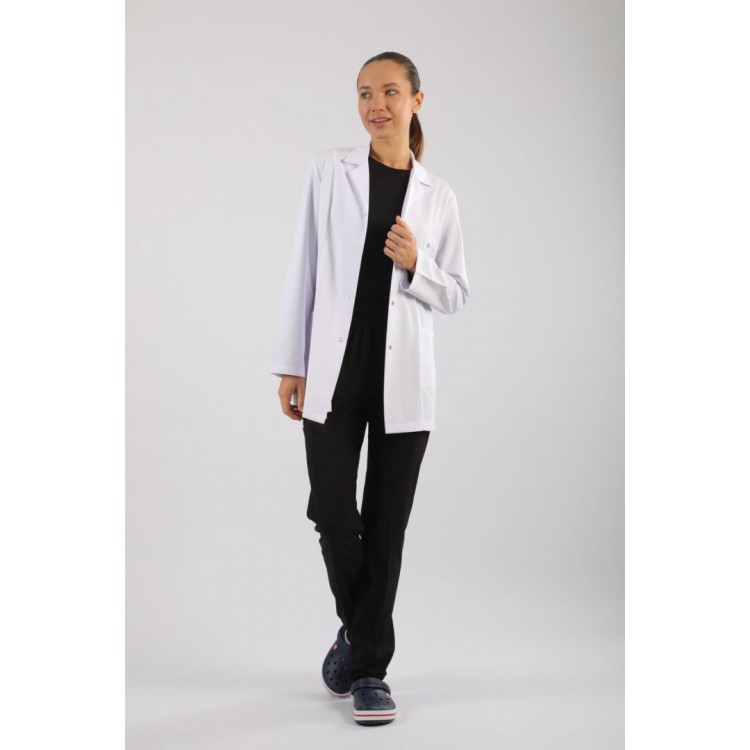 Eczane Önlüğü Bayan Kısaboy