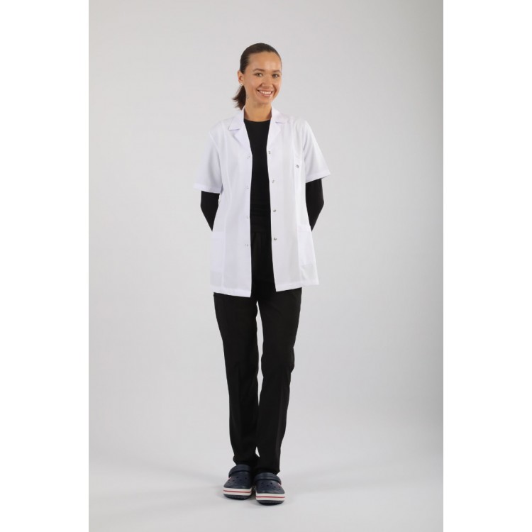 Eczane Önlüğü Bayan Kısakollu Kısaboy