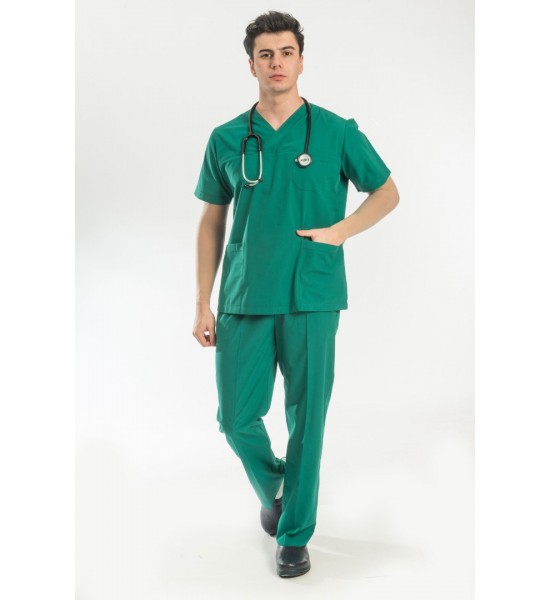 Alpaka Erkek Forma Takımlar- Cerrahi yeşil