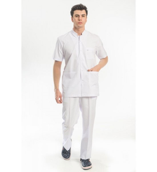 Eczacı Önlüğü Erkek - Hakim Kısakollu