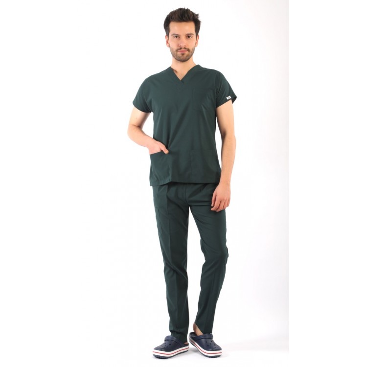 ASFLEX Erkek Likralı Takım - Avcı Yeşili