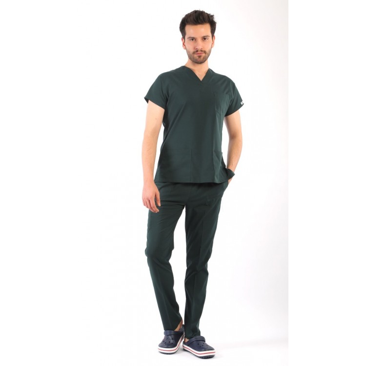 ASFLEX Erkek Likralı Takım - Avcı Yeşili