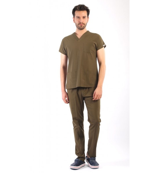 ASFLEX Erkek Likralı Takım - HAKİ RENK