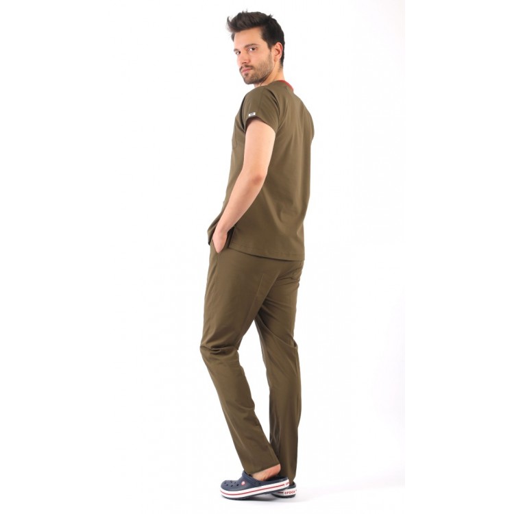 ASFLEX Erkek Likralı Takım - HAKİ RENK