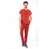 ASFLEX Erkek Likralı Takım - Kiremit Rengi