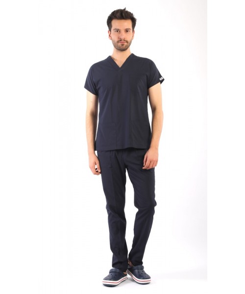 ASFLEX Erkek Likralı Takım - Lacivert