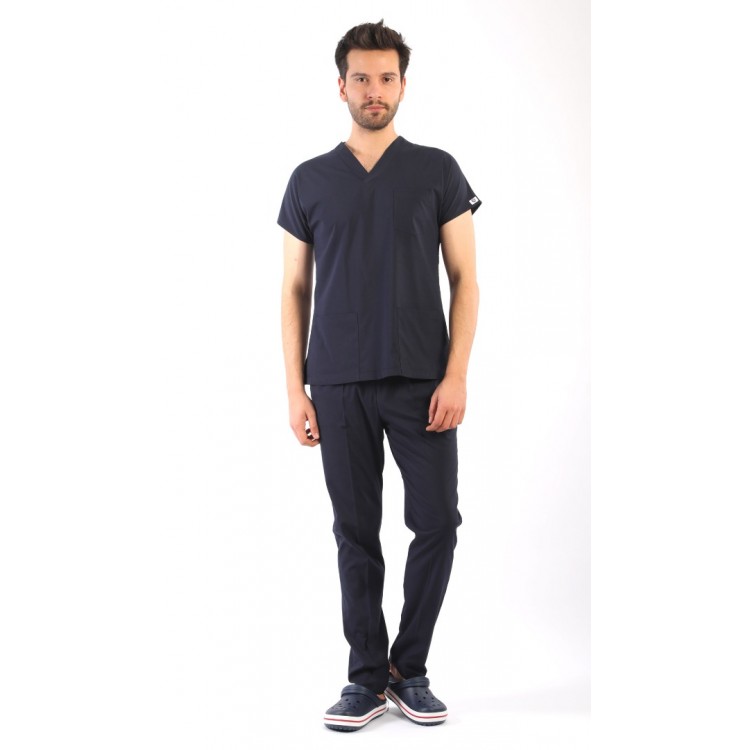 ASFLEX Erkek Likralı Takım - Lacivert