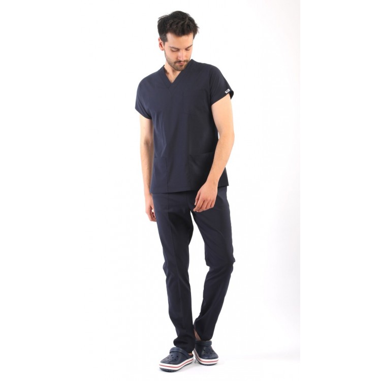 ASFLEX Erkek Likralı Takım - Lacivert