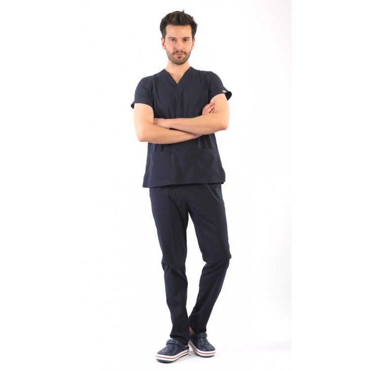 ASFLEX Erkek Likralı Takım - Lacivert