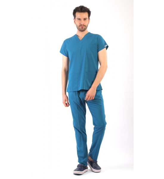 ASFLEX Erkek Likralı Takım - Petrol Yeşili