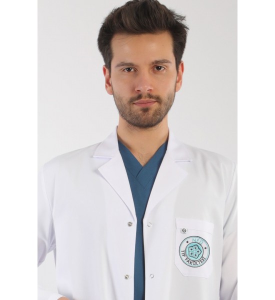 Üniversite Logolu Önlük - Erkek Uzunboy