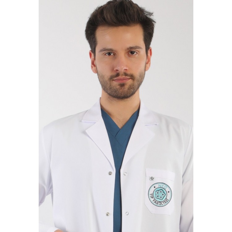 Üniversite Logolu Önlük - Erkek Uzunboy