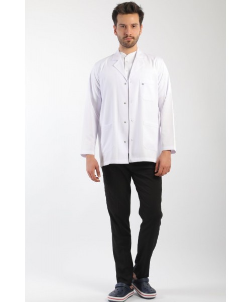 Eczacı Önlüğü Erkek - Kısaboy