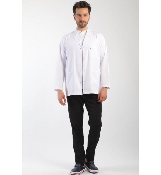 Eczacı Önlüğü Erkek - Kısaboy