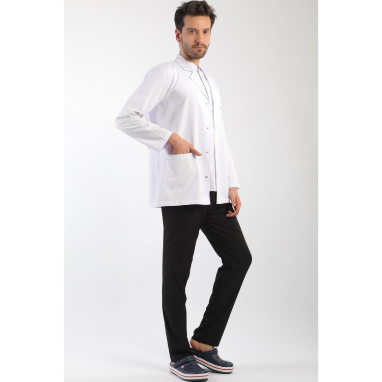 Eczacı Önlüğü Erkek - Kısaboy