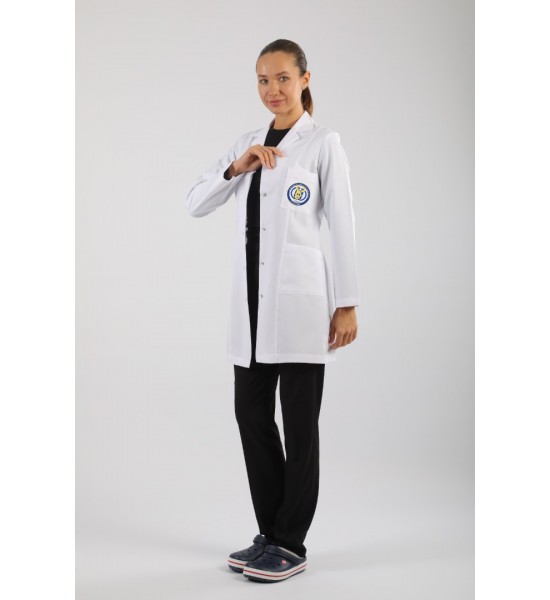 ESKİŞEHİR OGÜ TIP Logolu Önlük - Bayan Ortaboy