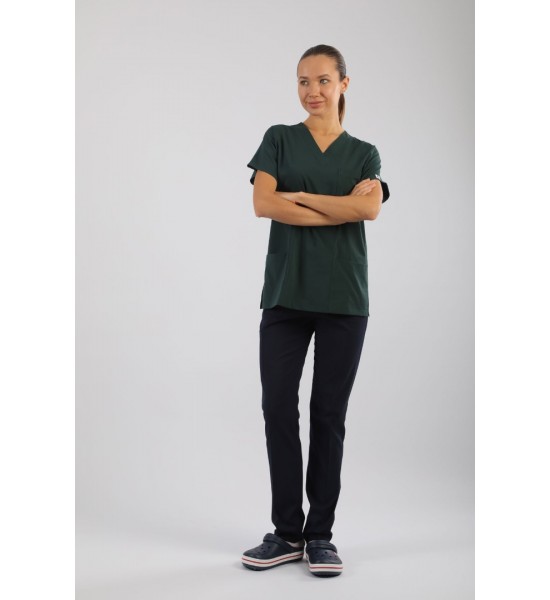 Likralı Tek Üst - AVCIYEŞİLİ