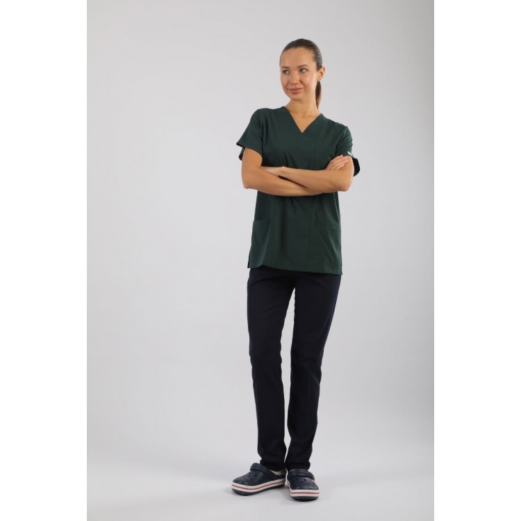 Likralı Tek Üst - AVCIYEŞİLİ