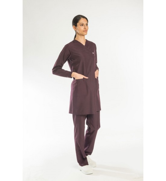 Alpaka Tesettür Forma Takım (Seri sonu) - Mürdüm