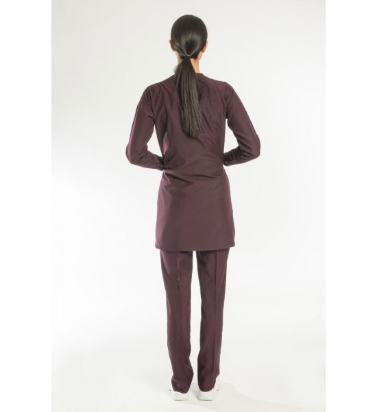 Alpaka Tesettür Forma Takım (Seri sonu) - Mürdüm