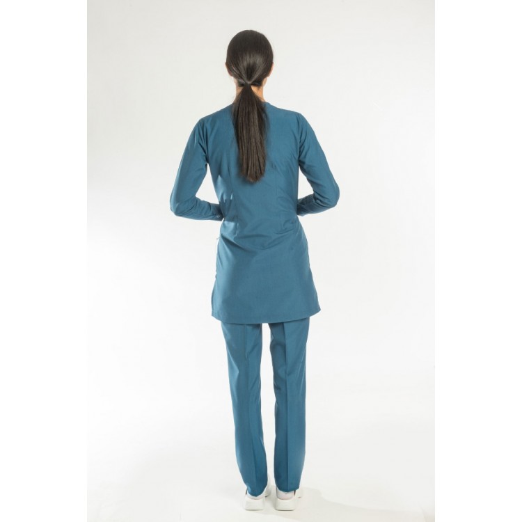 Alpaka Tesettür Forma Takım (Seri sonu) - Petrol Mavi -İndigo