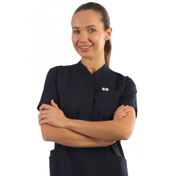 Polo Likralı Tek Üst - Lacivert