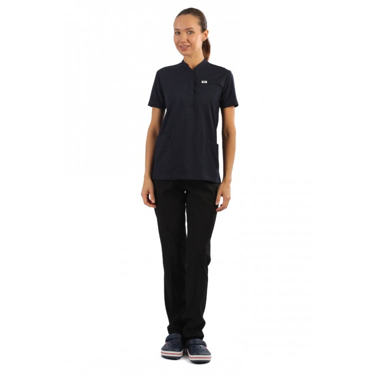 Polo Likralı Tek Üst - Lacivert