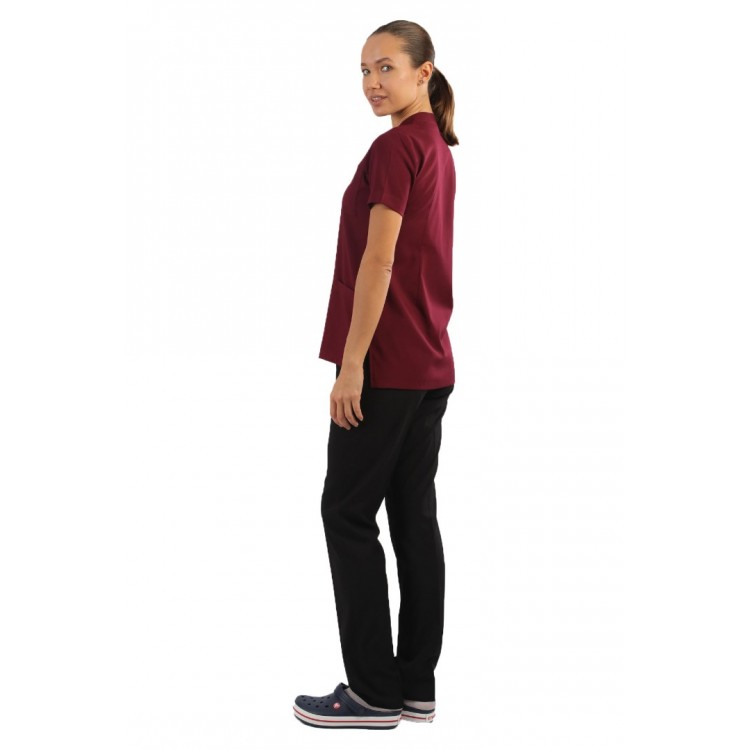 Polo Likralı Tek Üst - Bordo Polo Likralı Tek Üst - Bordo
