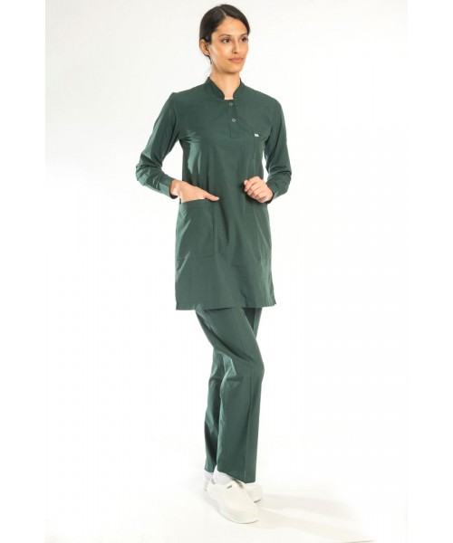 Polo Yaka Tesettür Forma Takım (Seri sonu) - Avcı Yeşili