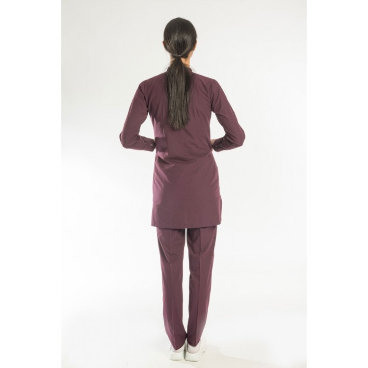 Polo Yaka Tesettür Forma Takım (Seri sonu) - Mürdüm