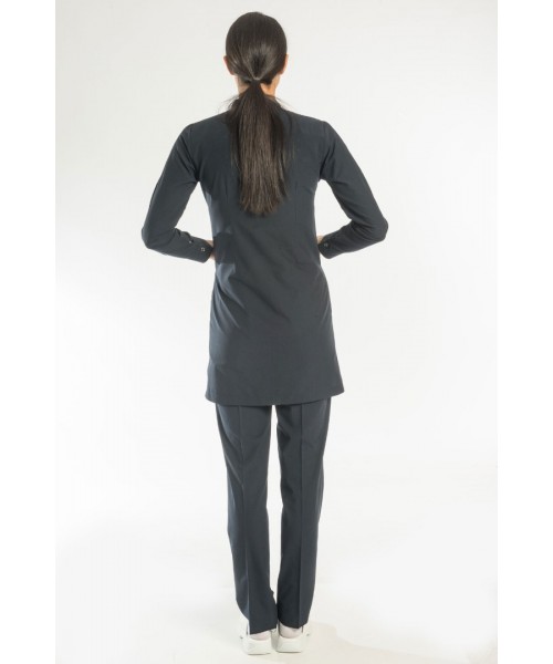 Polo Yaka Tesettür Forma Takım (Seri sonu) - Siyah