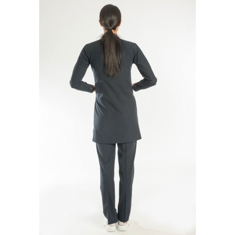 Polo Yaka Tesettür Forma Takım (Seri sonu) - Siyah