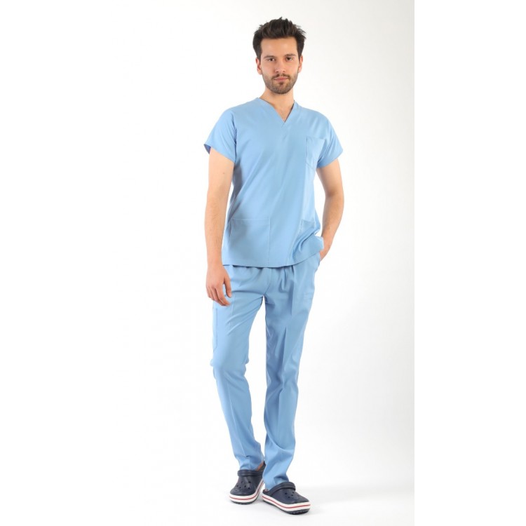 Asforma Premium Likralı Takım - Buz Mavisi