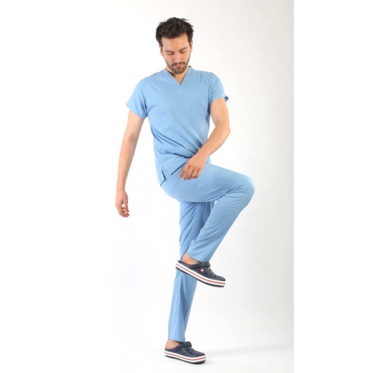 Asforma Premium Likralı Takım - Buzmavisi