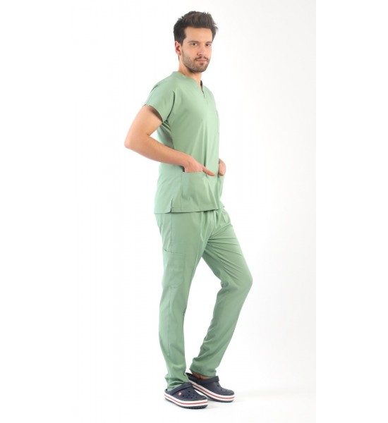 Asforma Premium Likralı Takım - Küf Yeşili