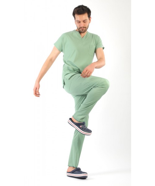 Asforma Premium Likralı Takım - Küf Yeşili