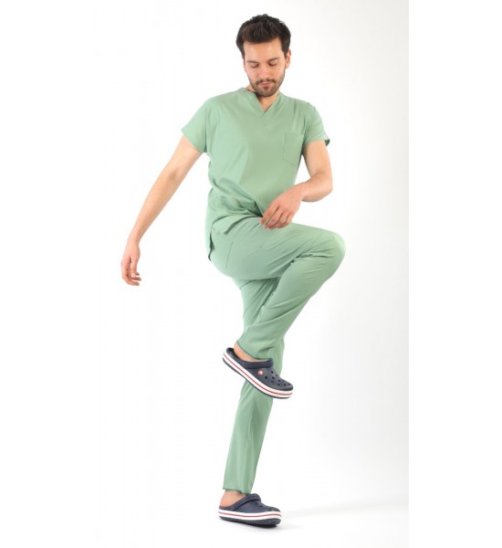 Asforma Premium Likralı Takım - Küf Yeşili