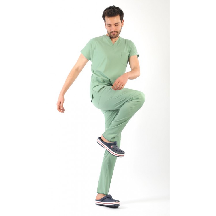 Asforma Premium Likralı Takım - Küf Yeşili