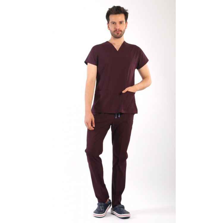 Asforma Premium Likralı Takım - Mürdüm