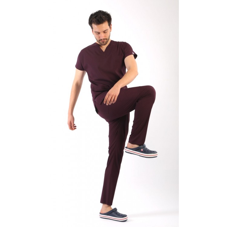 Asforma Premium Likralı Takım - Mürdüm