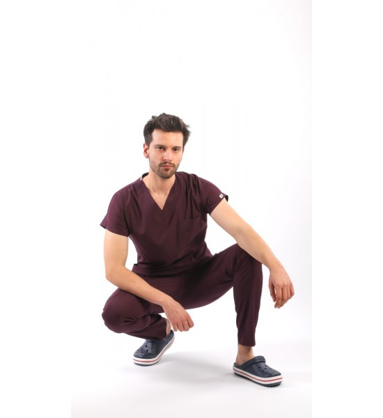 Asforma Premium Likralı Takım - Mürdüm