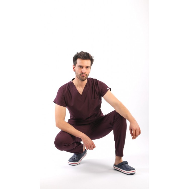 Asforma Premium Likralı Takım - Mürdüm