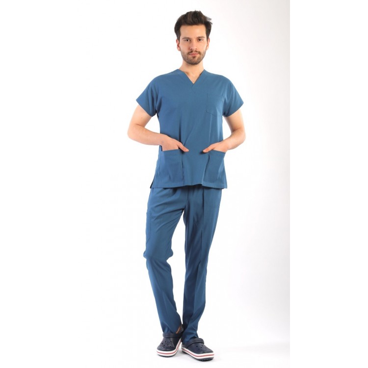 Asforma Premium Likralı Takım - Petrol Mavisi - İndigo mavi