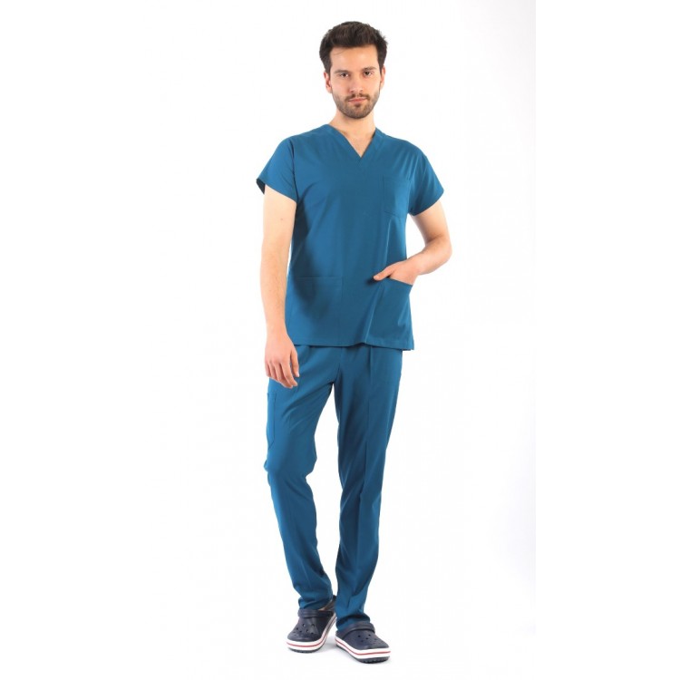 Asforma Premium Likralı Takım - Petrol Yeşili