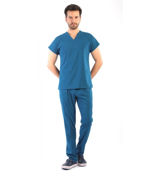 Asforma Premium Likralı Takım - Petrol Yeşili