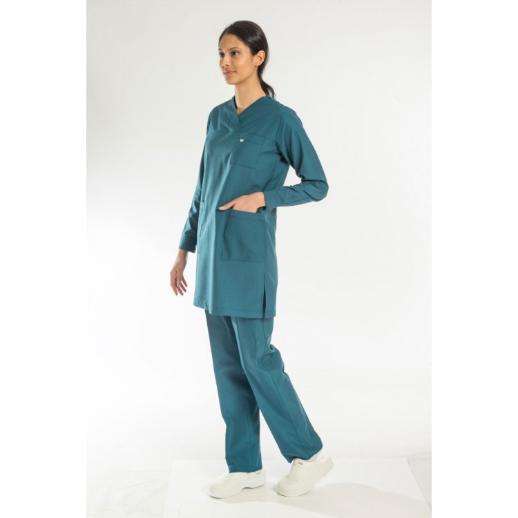 Alpaka Tesettür Forma Takım (Seri sonu) - Petrol Yeşili