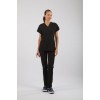 ASFLEX Likralı Scrubs Siyah